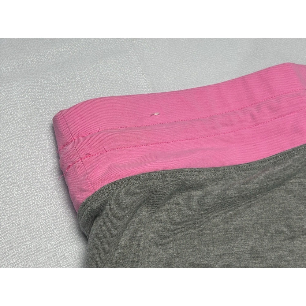 Aesthetic Victoria's Secret PINK Gray Yoga Leggings Pink Trim Size M Gymboree - Picture 5 of 12